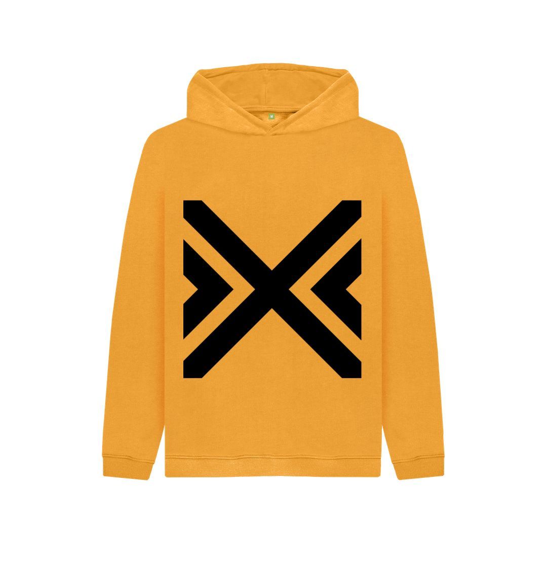 Mustard Cross Hoody