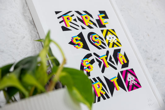 Press Start (A3 Limited edition)