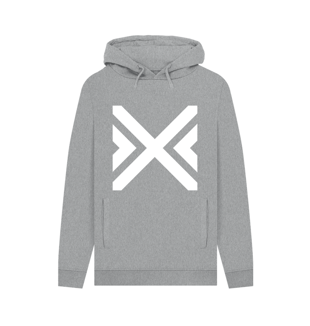 Light Heather Printed Hoody Front