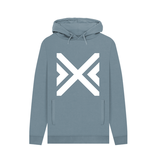 Stone Blue Cross Hoody - Men's adults