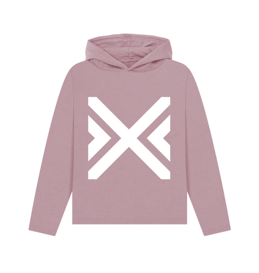 Mauve Cross Hoody - Adults