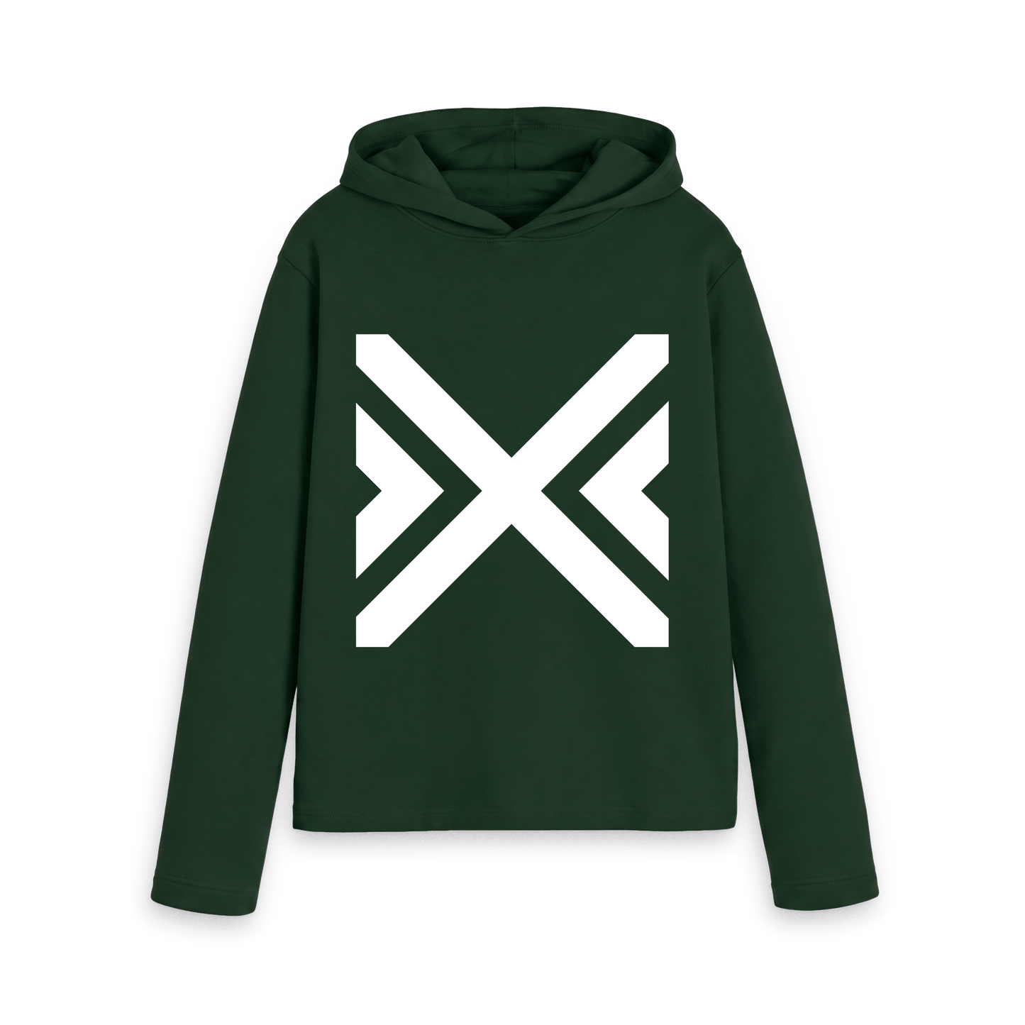 Evergreen Printed Hoody Front