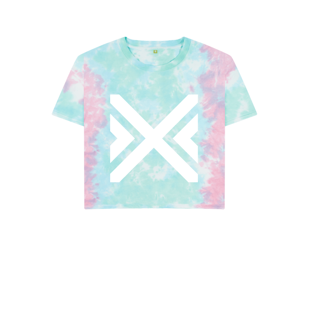 Pastel Tie Dye Printed T-shirt Front